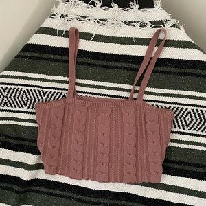 knit crop top✨